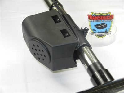 HW-Bracket to attach a Hydro Wave Speaker Box to a trolling motor shaft
