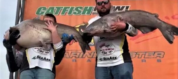 Catfish, tournament, CatMasters, Texas, Josh Smith, Brian St. Alma, Tawakoni, blue cat, state record, lake record